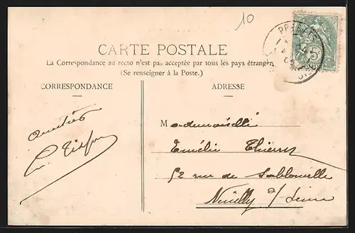 AK Nerville, Vue prise du Plion