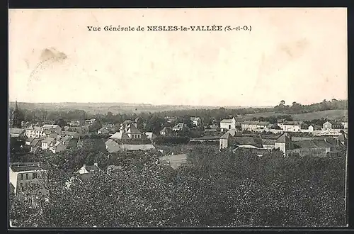 AK Nesles-la-Vallee, Vue Generale