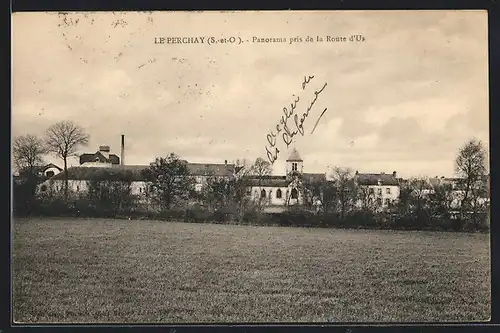 AK La Perchay, Panorama pris de la Route d`Us