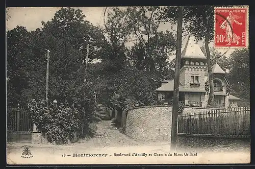 AK Montmorency, Boulevard d`Andilly et Chemin du Mont Griffard