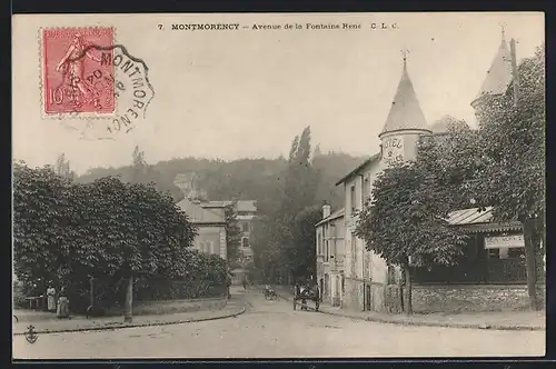 AK Montmorency, Avenue de la Fontaine Rene