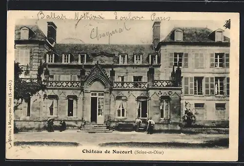 AK Nucourt, Chateau, Seine-et-Oise