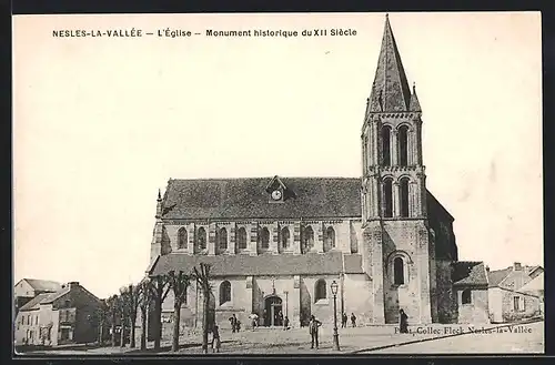 AK Nesles-La-Vallee, L`Eglise, Monument historique du XII siecle