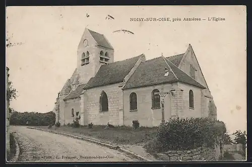 AK Noisy-sur-Oise, pres Asnieres, L`Eglise