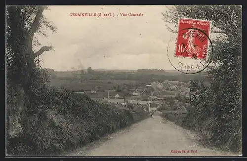 AK Genainville, Vue Generale