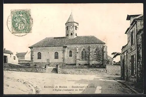 AK Condecourt, pres Meulan, L`Eglise