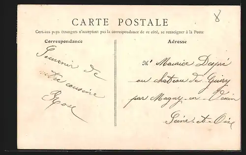AK Condecourt, Le Chateau de Villette