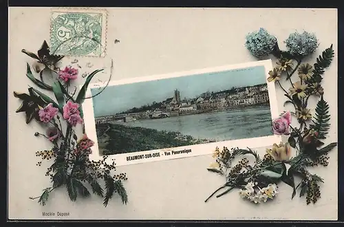 Passepartout-AK Beaumont-sur-Oise, Vue Panoramique