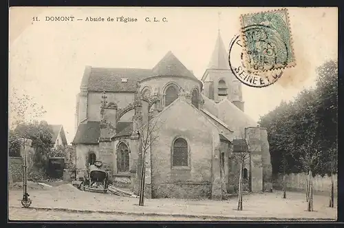 AK Domont, Abside de l`Eglise