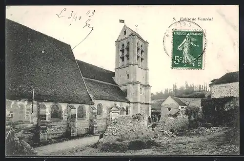 AK Vaureal, L`Eglise