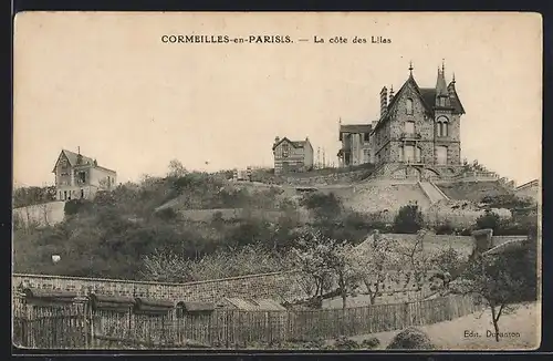 AK Cormeilles-en-Parisis, la Cote des Lilas