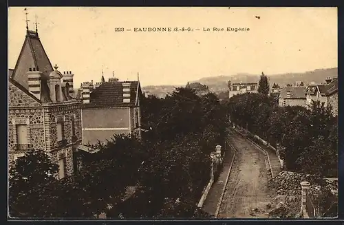 AK Eaubonne, La Rue Eugenie