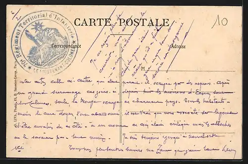 AK Ecouen, Route de Paris, Villa