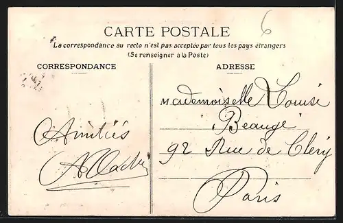 AK Ecouen, Panorama vu du Chateau de la Legion d`Honneur