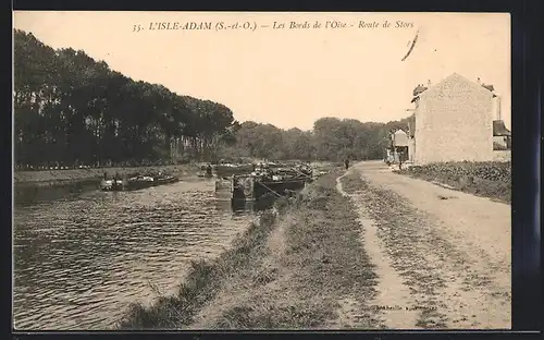 AK L`Isle-Adam, Les Bords de l`Oise, Route de Stors