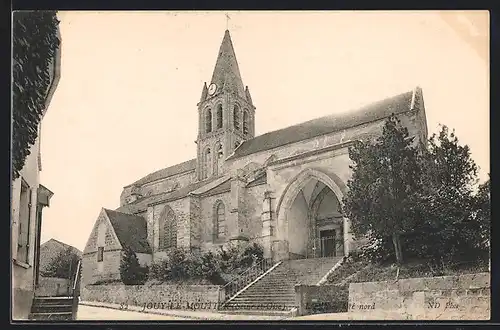 AK Jouy-le-Moutier, L`Eglise, cote nord