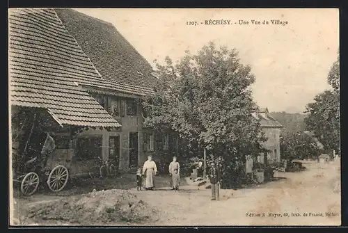 AK Réchésy, Une Vue du Village