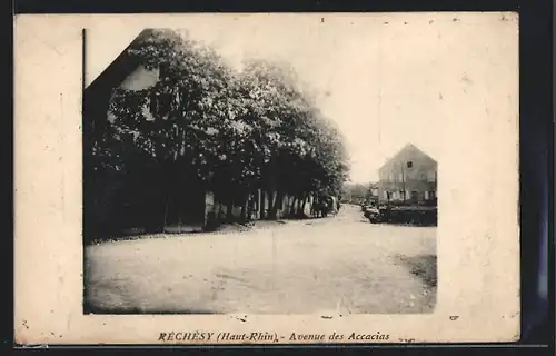 AK Réchésy, Avenue des Accacias