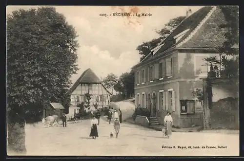 AK Réchésy, La Mairie