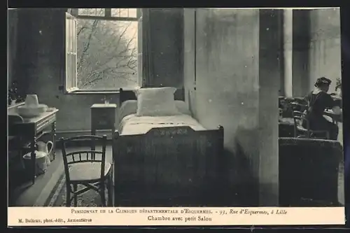 AK Lille, Pensionnat de la Clinique Departementale d`Esquermes, 93, Rue d`Esquermes, Chambre avec petit Salon