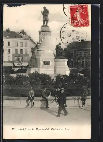 AK Lille, Le Monument de Pasteur