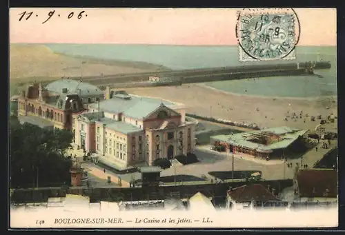 AK Boulogne-sur-Mer, Le casino et les Jetées