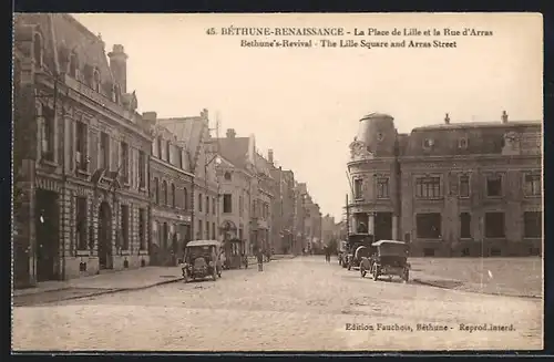 AK Béthune-Renaissance, La Place de Lille et la Rue d`Arras