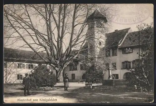 AK Königsfelden, Partie im Klosterhof