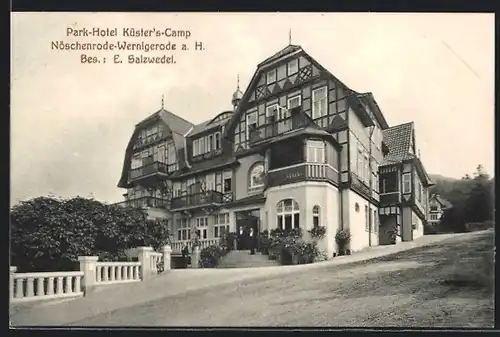 AK Nöschenrode-Wernigerode a. H., Park-Hotel Küster`s Camp