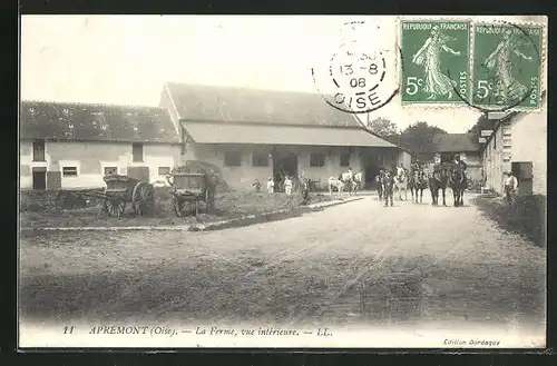 AK Apremont, la Ferme, vue interieure