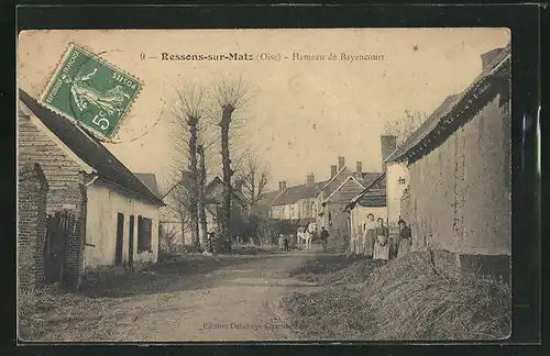 AK Ressons-sur-Matz, Hameau de Bayencourt