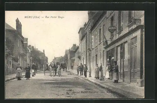 AK Méru, Rue Victor Hugo