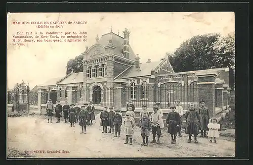 AK Sarcus, Mairie et Ecole de Garcons