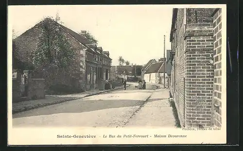 AK Sainte-Geneviéve, le Bas du Petit-Fercourt, Maison Devarenne