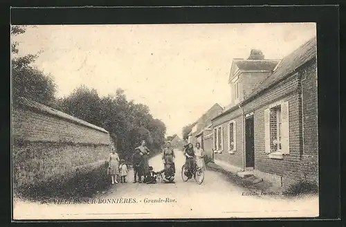 AK Villers-sur-Bonnières, Grande Rue
