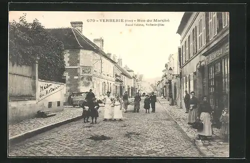 AK Verberie, Rue du Marché