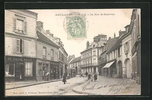 AK Neuilly-en-Thelle, la Rue de Beauvais