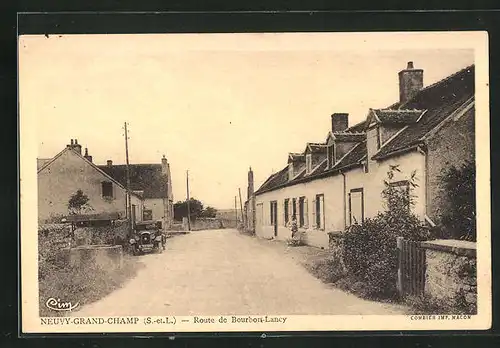 AK Neuvy-Grand-Champ, Route de Bourbon-Lancy