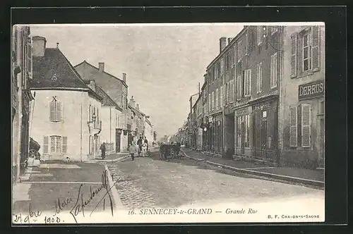 AK Sennecey-le-Grand, Grande Rue