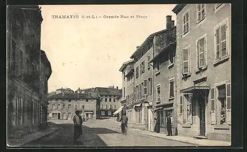 AK Tramayes, Grande Rue et Place