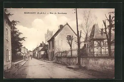 AK Marcigny, Rue de Borchamp