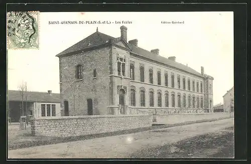 AK Saint-Germain-du-Plain, les Ecoles