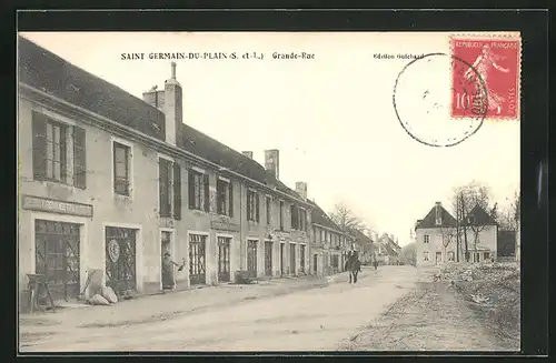 AK Saint-Germain-du-Plain, Grande-Rue