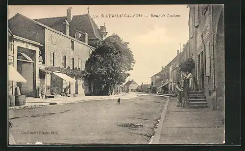 AK Saint-Germain-du-Bois, Route de Louhans