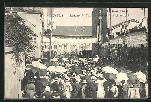 AK Cluny, Souvenir du Concours Musical 1906