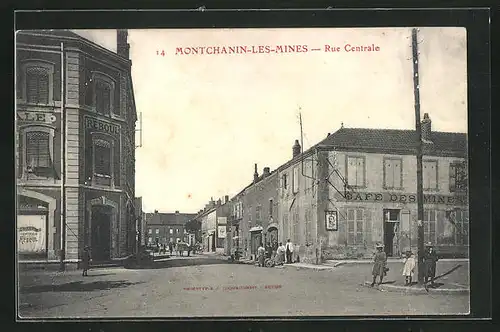 AK Montchanin-les-Mines, Rue Centrale