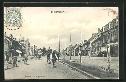 AK Montchanin-les-Mines, Avenue de la République