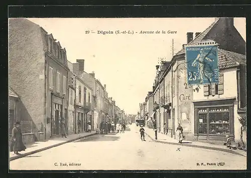 AK Digoin, Avenue de la Gare