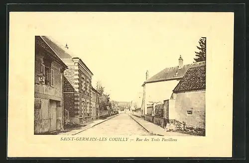 AK Saint-Germain-les-Couilly, Rue des Trois Pavillons