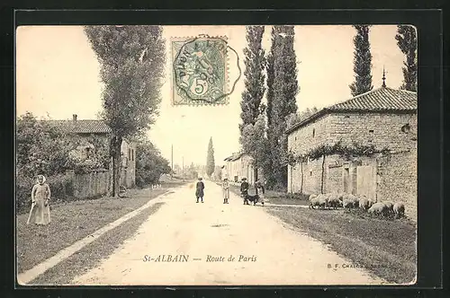 AK St-Albain, Route de Paris